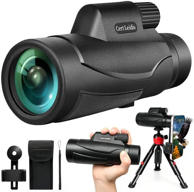 Main image of Monocular Telescope 8x42 HD for Adults with Tripod & Phone Adapter, BAK-4 Prism & FMC Lens Waterproof Compact for Bird Watching Stargazing Camping Hiking Hunting Wildlife Travel