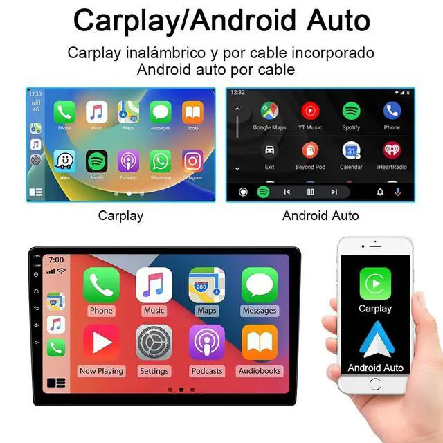 Alt view image 3 of 7 - 8 Core 4+64GB for Nissan Versa Sedan Radio 2015-2019 Android 15 Car Stereo Touchscreen Wireless Carplay Android Auto DSP Bluetooth GPS Navigation FM with Free Reverse Camera