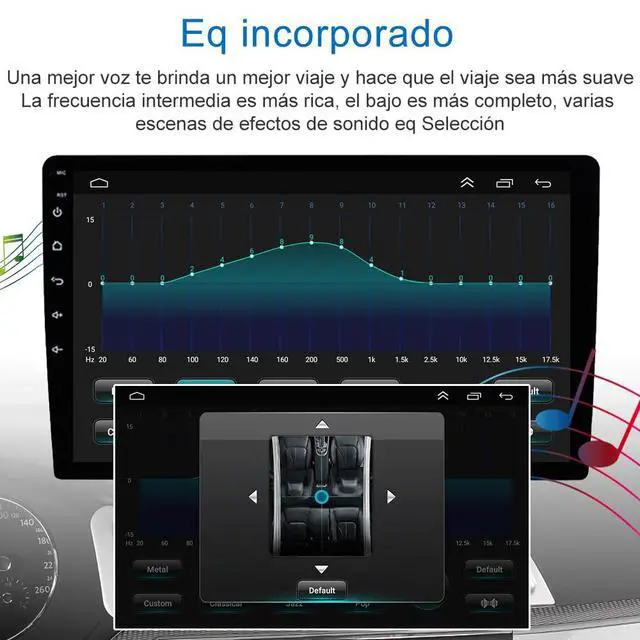 Alt view image 5 of 7 - 8 Core 4+64GB for Nissan Versa Sedan Radio 2015-2019 Android 15 Car Stereo Touchscreen Wireless Carplay Android Auto DSP Bluetooth GPS Navigation FM with Free Reverse Camera