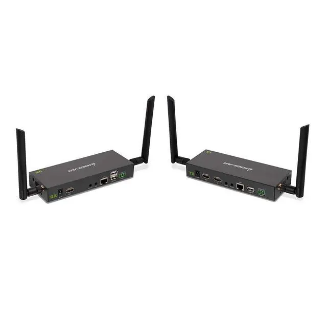 Alt view image 2 of 7 - LongRange Wireless 4K HDMI Transmitter & Receiver Kit (Core Kit), Up to 600 ft/182 m Range, IR/RS232, USB KVM, Keyboard Mouse Extender, Local 4K 60 PassThrough (GWLRSSKIT4K)