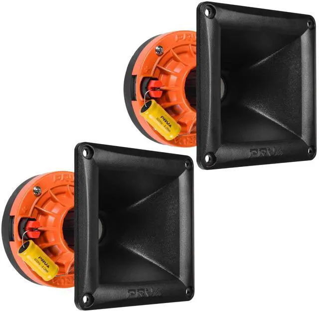 Main image of 2X WG270Ph Horn Driver - 1" Exit Phenolic Compression Driver 150 Watts 8 Ohm with Compact Exponential Horn for Car Audio - Midrange Vocal Driver (2 Horn Drivers) Bundle 300 Watts