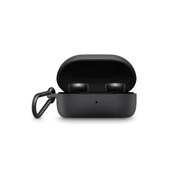 Alt view image 2 of 4 - QuietComfort Earbuds Silicone Case Cover, Protective Silicone Exterior, with Aluminum Carabiner for Convenient Carrying, Black