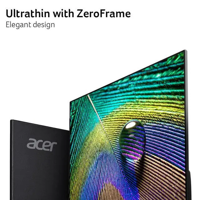 Alt view image 5 of 7 - SB270 G0bi 27" IPS Full HD (1920 x 1080) Ultra-Thin Zero-Frame Gaming Office Monitor | Adaptive-Sync Support (FreeSync Compatible) | Up to 120Hz Refresh | 1ms (VRB) | Tilt | HDMI & VGA Ports