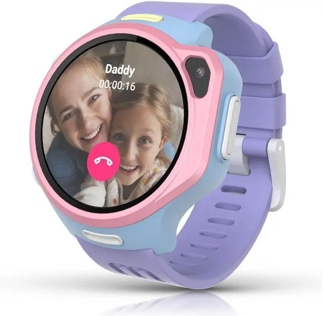 Main image of Kids Smart Watch 4G LTE with GPS Tracker & Video Calling, R2 eSIM Phone Watch for Boys Girls Ages 5-12, SOS Smartwatch with Parental Control, Birthday Gift with 1.3" AMOLED Display(US Version)