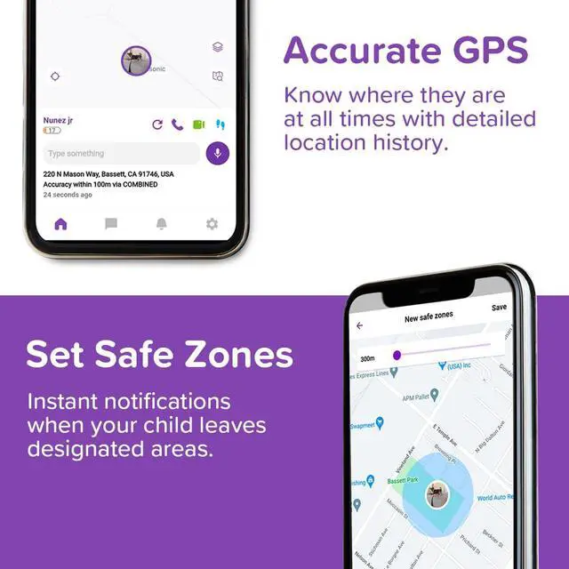 Alt view image 5 of 7 - Kids Smart Watch 4G LTE with GPS Tracker & Video Calling, R2 eSIM Phone Watch for Boys Girls Ages 5-12, SOS Smartwatch with Parental Control, Birthday Gift with 1.3" AMOLED Display(US Version)