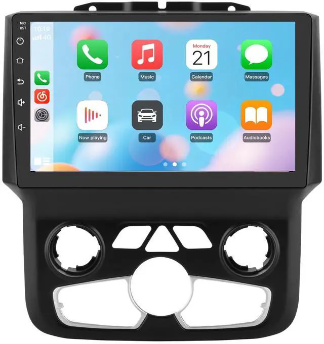 Main image of Car Radio for Dodge Ram 1500 2500 2013-2019 CarPlay/Android Auto | 5G WiFi GPS DSP RDS,9" HD IPS Display Support Cargo Rearview BT 5.0 AM/FM Auto AC 2GB+32GB