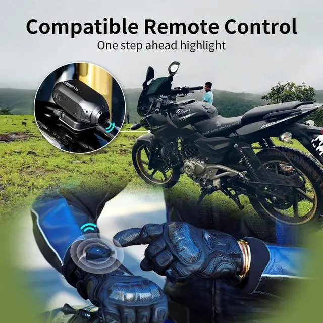 Alt view image 4 of 7 - Drift Ghost XL 9 Hour Battery Action Camera, 1080P IPX7 Waterproof Helmet Camera, WiFi Remote Control Sport Cameras Wearable for Vlog Motorcycle Bicycle Cam