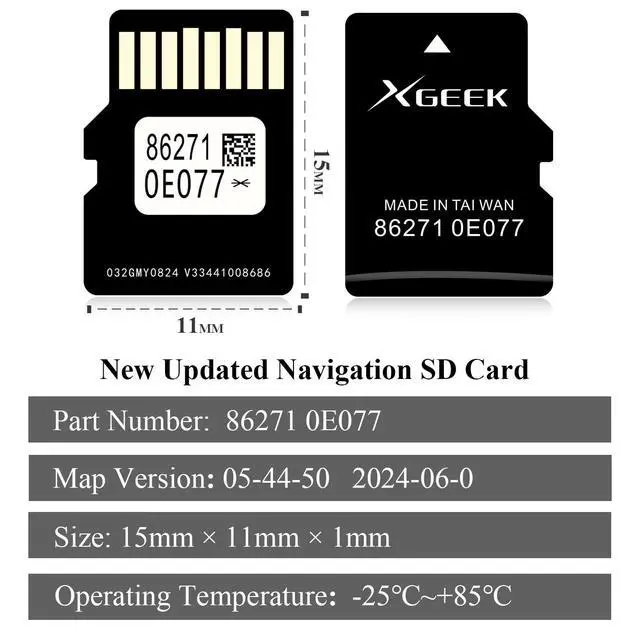 Alt view image 2 of 7 - 2026 Navigation SD Card Map Update 862710E077 Compatible with Toyota | For Tacoma Highlander RAV4 Tundra 4Runner Sienna Prius, Preloaded North America Maps & POIs