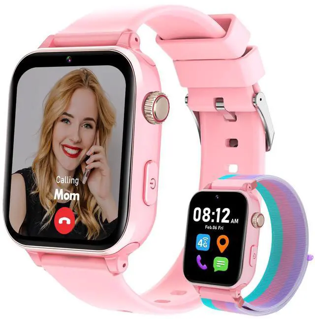 Main image of 4G Kids Smart Watch for Boys Girls with GPS Tracker, Kid Smartwatch Phone Call SOS Video Call for Kids Birthday Gift Ages 4-12