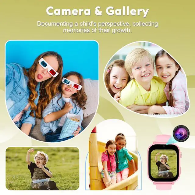 Alt view image 6 of 7 - 4G Kids Smart Watch for Boys Girls with GPS Tracker, Kid Smartwatch Phone Call SOS Video Call for Kids Birthday Gift Ages 4-12