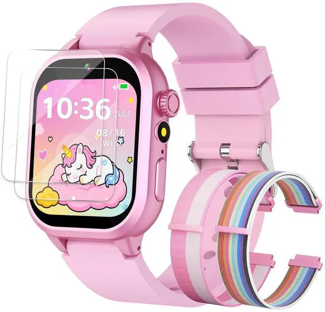Main image of Smart Watch for Girls - Kids Watch with 39 Games, Built-in Camera, Video Recorder, Alarm, Calculator, Pedometer & Various Wallpapers Toys for Ages 4-12 Years Old Birthday