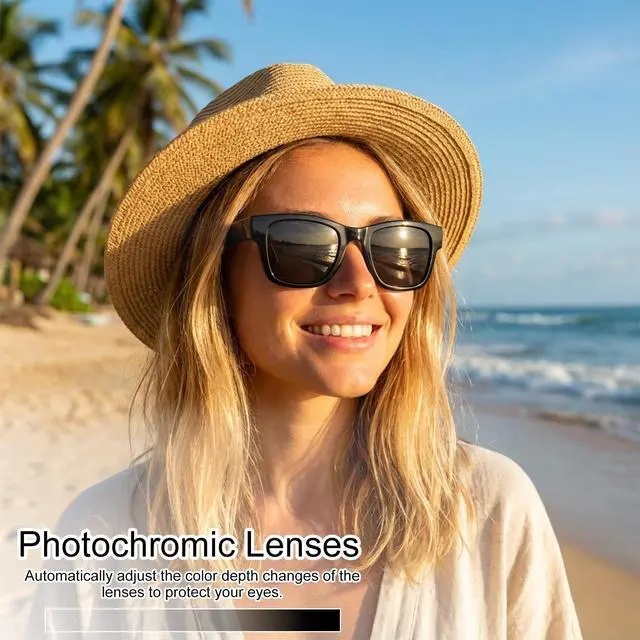 Alt view image 6 of 7 - AI Smart Glasses with Color-Change Lenses Bluetooth Glasses for Men Women with Translation 160+Languages Voice Assistant Translator Glass for Meeting,Travel