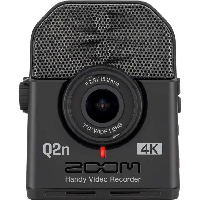Alt view image 3 of 7 - Q2n-4K Handy Video Recorder with 32GB Ultra Memory Card, Tabletop Tripod & Charger (4 AA NiMH Battery) Bundle