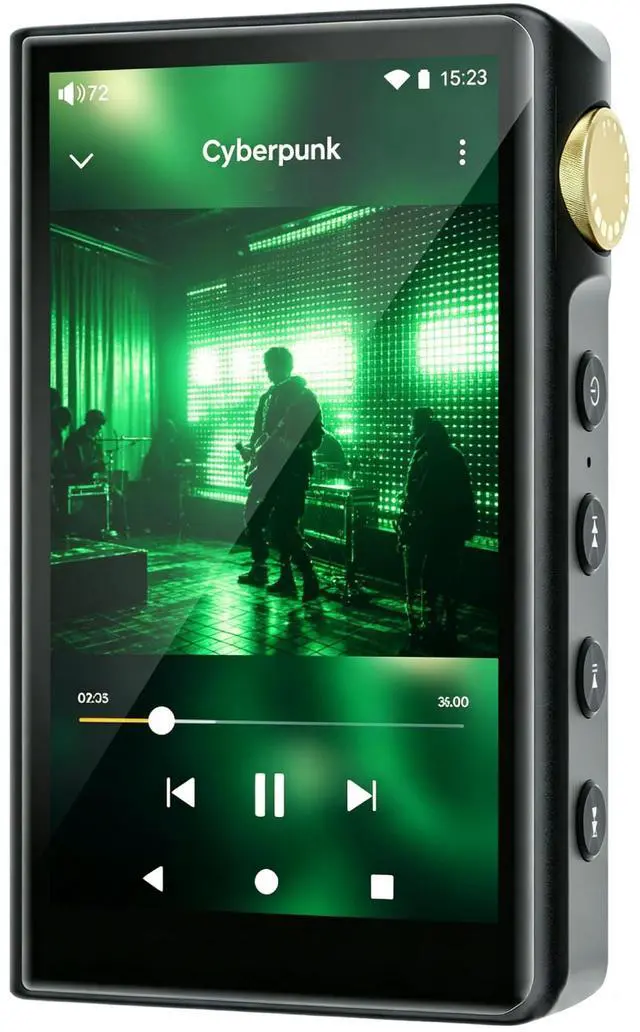 Main image of 96GB HiFi MP3 Player with Bluetooth and WiFi, Lossless HiFi Audio Player, DSD256/FLAC/ALAC Lossless Format Support, Built-in 64GB Memory, Expandable Up to 512GB