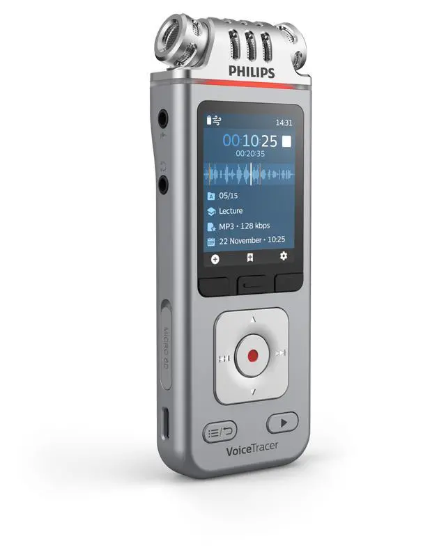 Alt view image 3 of 7 - VoiceTracer DVT4115 Digital Voice Recorder, Audio Recorder with Sembly AI Speech-to-Text Trial for Meetings, Lectures & Interviews