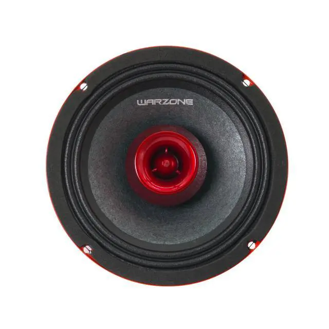 Alt view image 3 of 7 - WZ65PS 6.5-Inch Mid-Range + Driver Speaker, 1000W Max, 4 Ohms, 20oz Magnet, Aluminum Dome Tweeter, and Steel Basket for Car Audio (2 Speakers)