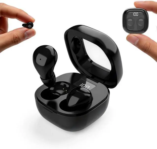 Main image of Mini Invisible Sleep Ear Buds Earbuds Sleeping Headphones for Side Sleepers, Comfortable Smallest Sleeping Earbuds Small Ear Bud No Low Battery Reminder, Ultra-Low Volume, Anti-Touch Protection