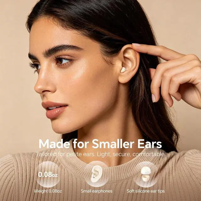 Alt view image 5 of 7 - Mini Invisible Sleep Ear Buds Earbuds Sleeping Headphones for Side Sleepers, Comfortable Smallest Sleeping Earbuds Small Ear Bud No Low Battery Reminder, Ultra-Low Volume, Anti-Touch Protection