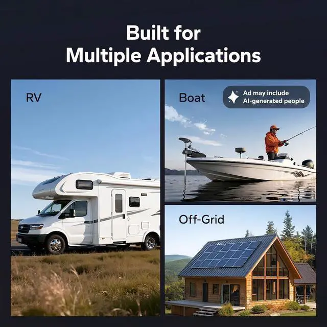 Alt view image 7 of 7 - 500A Bluetooth Battery Shunt, Compatible with 8V120V Lead Acid, LFP, Lithium, AGM Batteries, SOC, Alarm Alerts, History Records, App Monitoring, Ideal for RV/Marine/Off-Grid