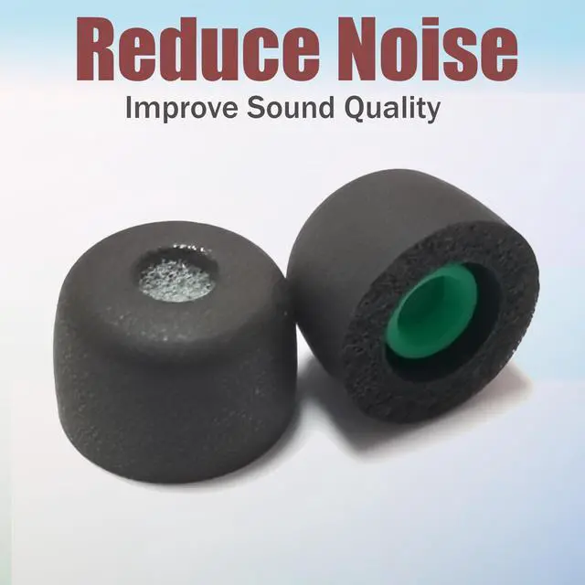 Alt view image 4 of 6 - Memory Foam Replacement Earbuds Tips for Sony WF-1000XM5 with Filter Screen | 3 Pairs Medium, Anti-Slip Foam Ear Tips for WF-1000XM5/XM4, Sports Earbuds Accessories