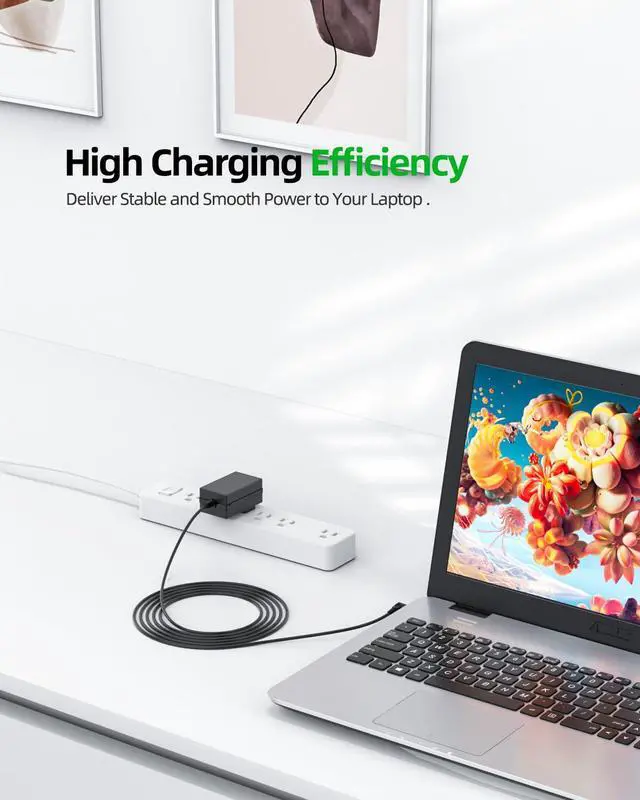 Alt view image 6 of 7 - 12V 2A Laptop Charger Compatible with Gateway GWTC116-2BK GWTC116-2BL GWTN156-11BK GWNC21524-BL GWTN141-5BK GWTN141-1BK SAW30A-120-2000U GWTC116 GWTN116 GWTN133 GWTN141 GWTN156 Model Power Cord
