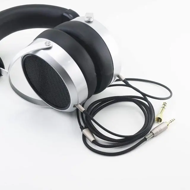 Alt view image 7 of 7 - Replacement Audio Upgrade Cable Compatible with Hifiman Sundara, Ananda, Arya, HE400SE, Edition XS, HE4XX Headphones 3.5mm/6.35mm to Dual 3.5mm end 1.2m/4ft