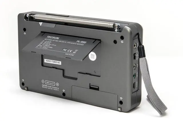Alt view image 4 of 7 - PL880 Portable Digital PLL Dual Conversion AM/FM, Longwave & Shortwave Radio with SSB (Single Side Band) Reception, Color Silver