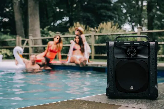 Alt view image 2 of 7 - Sonic Boom - Waterproof Bluetooth Speaker with Phone Charger, IP67 Outdoor Speaker, 3 USB Charging Ports, 50 Foot Range & 20 Hours Battery Life