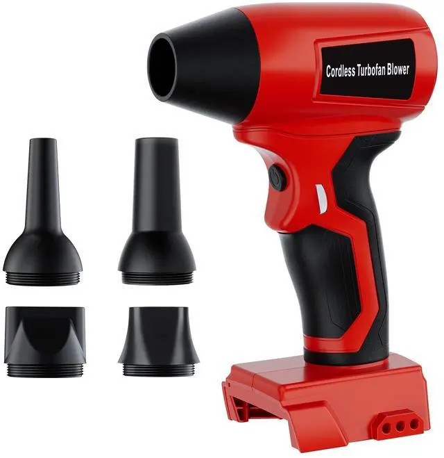 Main image of Cordless Dust Blower Compatible with Milwaukee M18 18V Battery, Handhled Leaf Blower Electric Compressed Air Duster Turbo Jet Fan with Nozzles for Blowing Leaves and Dust