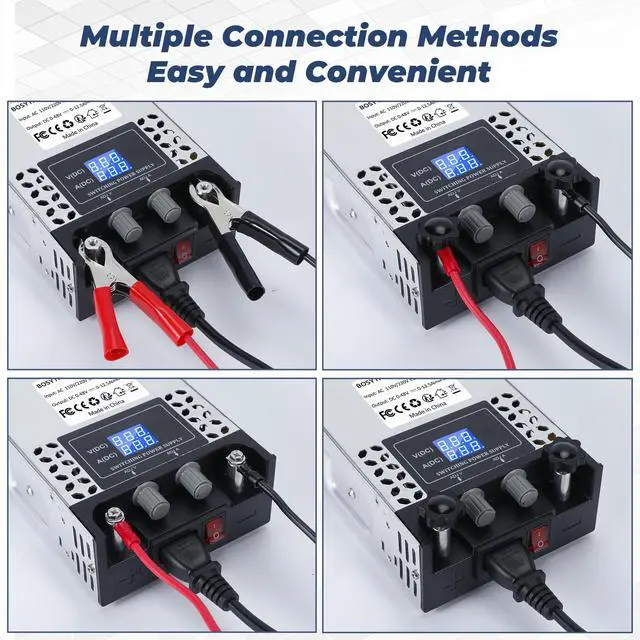 Alt view image 3 of 7 - AC to DC Converter 48V DC Power Supply Adjustable 0-48V 0-12.5A SMPS Max 600W Switching Power Supply for Led Strip, Motor Pump, CCTV, 3D Printer, Lab Computer