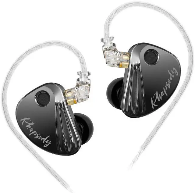 Main image of Rhapsody 4-Mode Tuning Switch in-Ear Monitor Headphones, 2DD+4BA Hybrid Gaming IEM, HiFi Bass Wired Earphones for Audiophiles, Musicians & Singers
