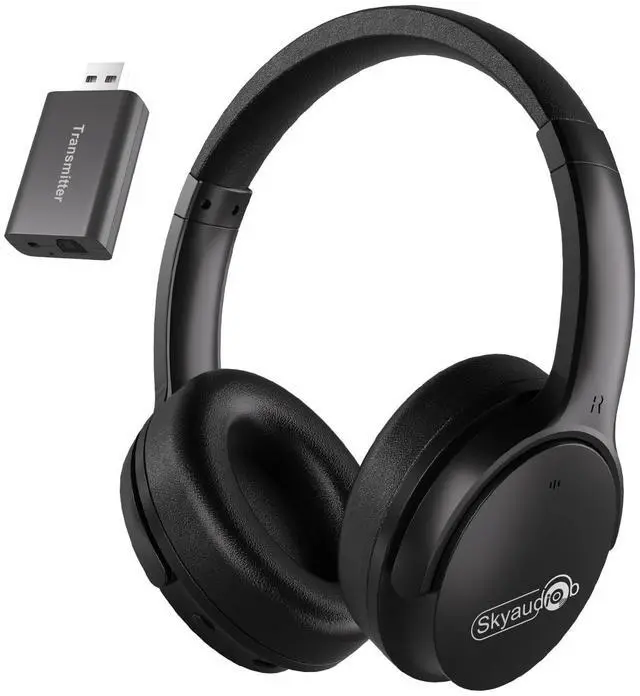 Main image of Wireless Headphones for TV with USB Transmitter | TV Headphones Wireless for Seniors, Over Ear TV Headphones, Plug & Play, No Audio Delay, 20+ Hours