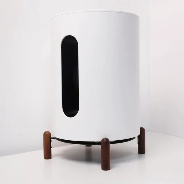 Alt view image 5 of 7 - Black Walnut Stand for Sonos Sub Mini (Black Walnut)