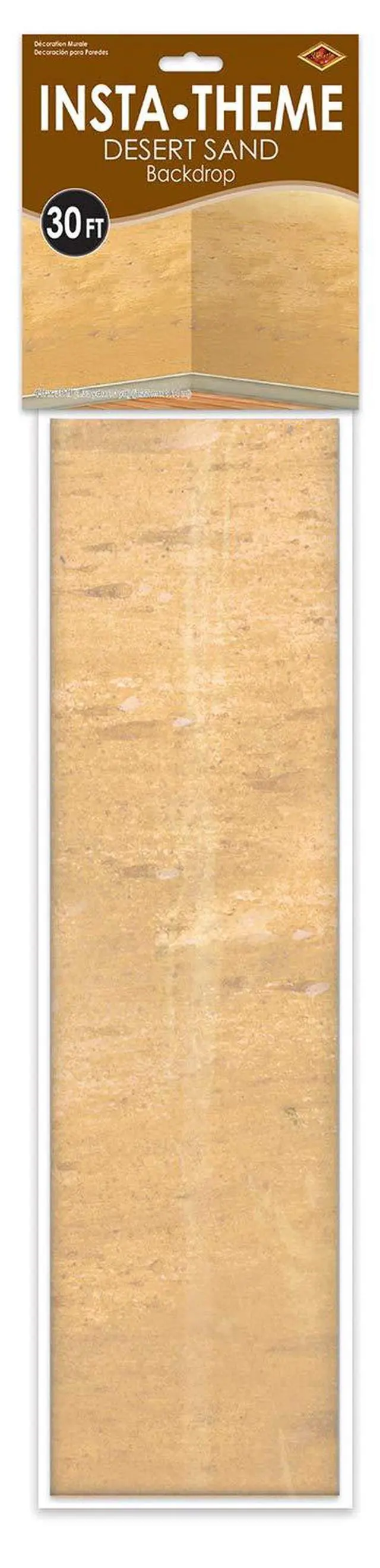 Alt view image 4 of 7 - Desert Sand Backdrop Party Accessory (1 Count) (1/Pkg)