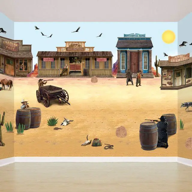 Alt view image 6 of 7 - Desert Sand Backdrop Party Accessory (1 Count) (1/Pkg)