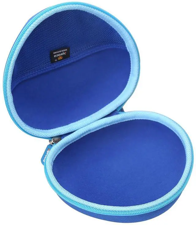 Alt view image 2 of 7 - Case Compatible with iClever BTH12 / HS19 / BTH26 Kids Bluetooth Headphones, Portable Storage Headphones Bag for Accessories -Blue (Case Only)