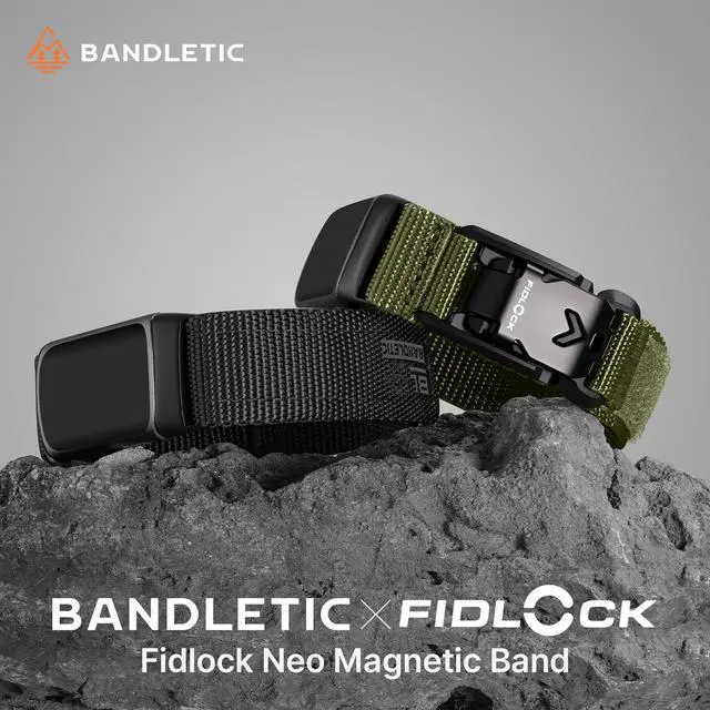 Alt view image 2 of 7 - Fidlock Magnetic Watch Band Compatible with Fitbit Charge 6/5 | Fidlock Magnetic Buckle Snaps On/Off in One Second, Skin-friendly All-day Wear at Work or Gym, for Charge 6/5 Fitness Tracker