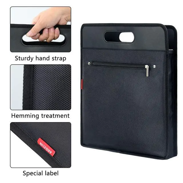 Alt view image 7 of 7 - Vinyl Record Travel Carrying Bag,LP Records Durable Vinyl Albums Case For Most 7" 10" 12" LP