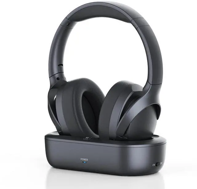 Main image of Wireless Headphones for TV Watching with Charging Dock | Digital Optical RCA AUX 3.5MM Over Ear Headset for Seniors, Bluetooth Headphones No Delay, 30 Hrs Playtime, Plug and Play