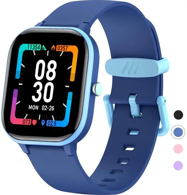 Main image of Kids Fitness Tracker Watch, IP68 Waterproof Smart Watch with 19 Sport Modes, Pedometer, Heart Rate Monitor, 19 Sports Modes, Great Gift for Kids