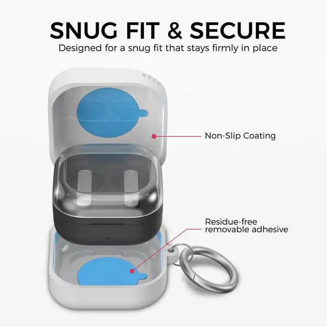 Alt view image 4 of 7 - for Samsung Galaxy Buds 4 Pro Case & Galaxy Buds 4 case, Game Console Design, Silicone Case for Buds Pro 4, Cute Cover for Men/Women Gamer (Light Grey)