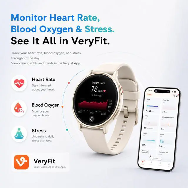 Alt view image 4 of 7 - Smart Watch for Women (Answer/Make Call), 1.65" HD Fitness Tracker with Heart Rate/SpO2/Sleep Monitor, Pedometer, 110+ Sports Modes, 3ATM Waterproof, 7-Day Battery, for iOS Android