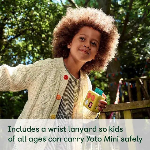 Alt view image 7 of 7 - Mini (2024 Ed.) Kids Audio Player + Yellow Adventure Jacket, Ages 3+ | Kids screen-free audio player + sweet corn protective silicone case | portable travel toy | mp3 player for kids | gift set ag