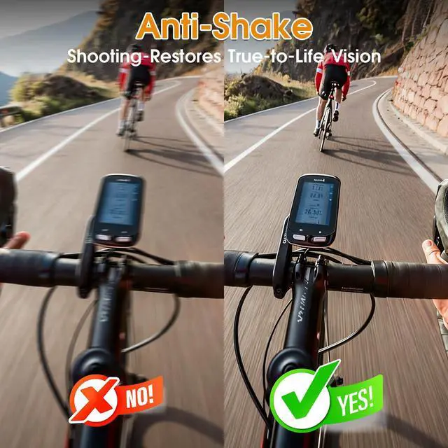 Alt view image 4 of 7 - AI Smart Glasses with Camera, 4K Video Recording & 32MP Photo, Polarized UV400 Sports Camera Sunglasses with EIS Stabilization, IP66 Waterproof Bluetooth Glasses for Men Women Cycling Hiking