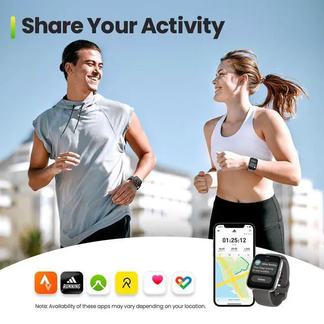 Alt view image 5 of 7 - Bip 5 Core Smart Watch for Men Women 46mm, 11-Day Battery, Fitness Activity Tracker with 120+ Sports Modes, Heart Rate & Sleep Monitor, for Android Phone & iPhone, Water Resistant, Black