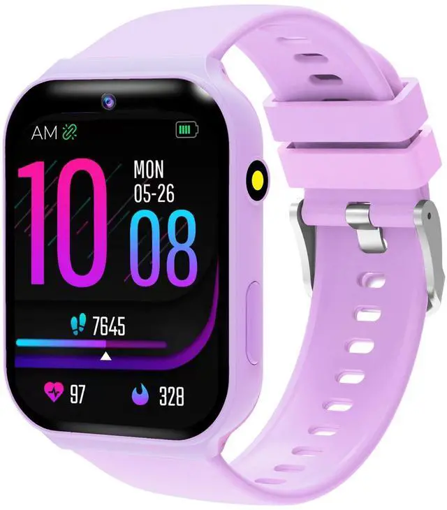 Main image of Smart Watch for Kids, Kids Watch with 18 Puzzle Games Sleep 1.83" HD Touch | Pedometer DIY Dial Alarm Clock Timer Stopwatch Calendar Flashlight No APP/Phone, 12/24 hr Gift for Kid Christmas Birthday