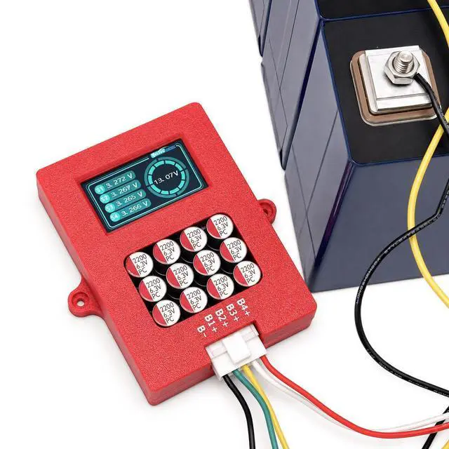 Alt view image 2 of 7 - 4S 6S 8S Active Balancer with Voltage Display Lifepo4 Equalizer Lipo/LTO Battery Voltage Tester (4S Lifepo4 lipo)