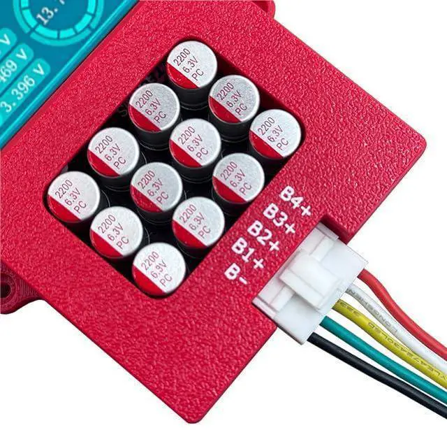 Alt view image 7 of 7 - 4S 6S 8S Active Balancer with Voltage Display Lifepo4 Equalizer Lipo/LTO Battery Voltage Tester (4S Lifepo4 lipo)