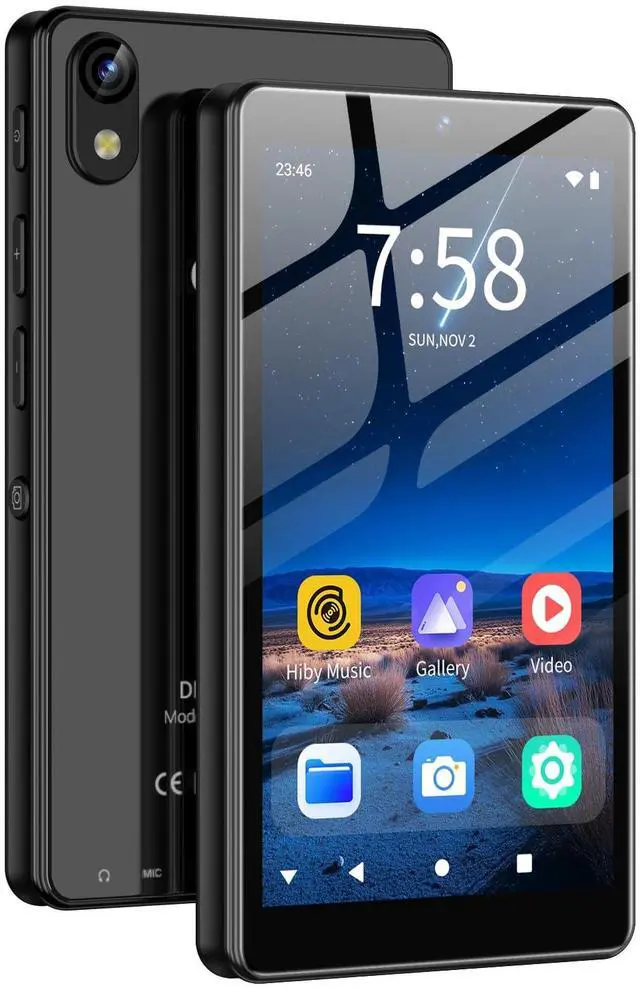 Main image of 32GB MP3 Player with Bluetooth and WiFi, 4.02" HD Music Player with Spotify, Audible, Amazon Music, Deezer, MP3 & MP4 Players Android 13 Touch Screen and Speaker, Up to 1TB