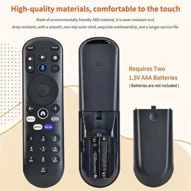 Alt view image 7 of 7 - New Remote Control Replacement for Pioneer xumo TV CP-RC1NA-23 | without Voice Function for Hisense X UHD LED XClass TV CP-RC1NA-23 PN43-751-24U MG3-R34010/297107 PN50-751-24U PN55-751-24U